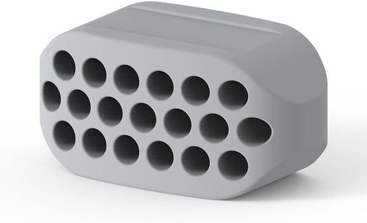 (Grey X3) Face Jaw Muscle Exerciser Silicone Slim Beauty Fitness Facial Line Trainer