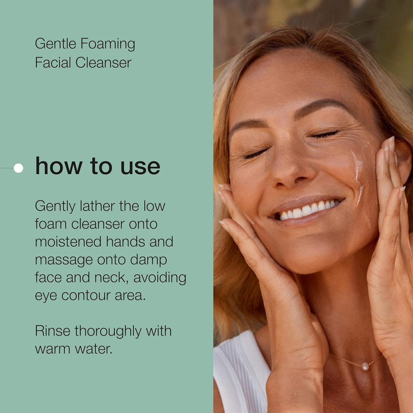 Australia Aromatherapy Gentle Foaming Facial Cleanser 100G - Low Foaming Hydrating Face Wash for All Skin Types - Aloe Vera, Squalane, Benzoin - Made in Australia